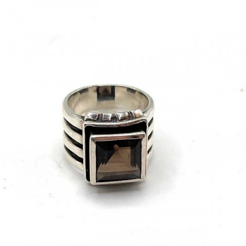Silpada Smokey Topaz Ring size 7